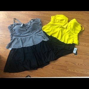2 complete Torrid swimsuits from last season